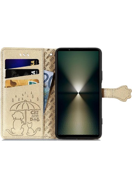 Sony Xperia 1 Vı Karikatür Hayvanlar Için Flip Case Deri Kılıf Kapak Çevirin (Yurt Dışından) modelleri