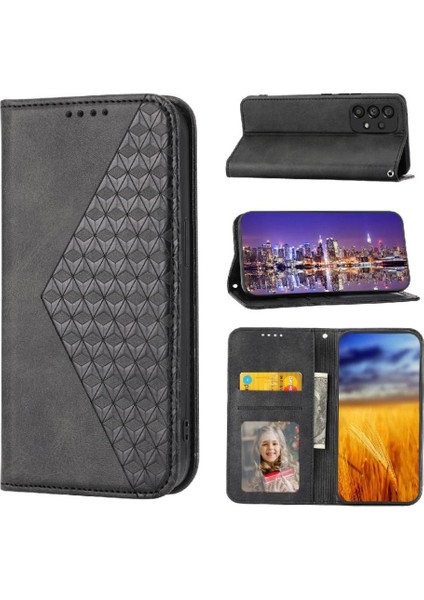 Xiaomi 11T Için Flip CASE/11T Pro Cüzdan Standı El Kayışı Günlük Kullanım Eşkenar Dörtgen (Yurt Dışından)