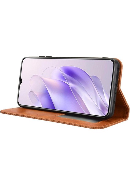 Oukitel C38 Pu Deri Manyetik Kapatma Cüzdan Için Kılıf (Yurt Dışından)