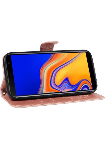 YH Market Samsung Galaxy J6 Başbakan Yüksek Kalite Deri Kredi ile Flip Case (Yurt Dışından)