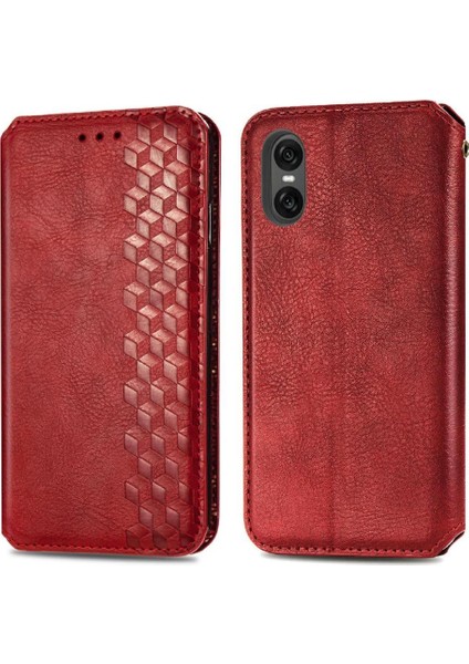 Sony Xperia 10 Vi Için Flip Case Moda Tasarımı Zarif Iş Çevirme (Yurt Dışından)
