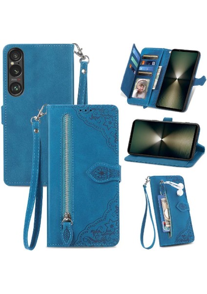 Sony Xperia 1 Vı Cüzdan Çoklu Kart Yuvası Çok Renkli Flip Case (Yurt Dışından)