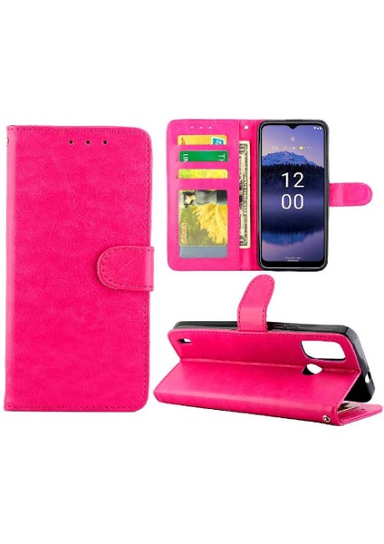 Nokia Nokia Artı Darbeye Pu Deri Kart Tutucu Kickstand Için Flip Case (Yurt Dışından)