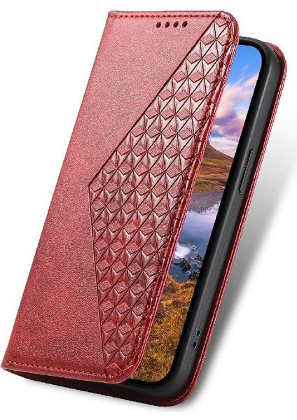 Samsung Galaxy A12 5g Standı Için Flip Case Günlük Kullanım Eşkenar Dörtgen Şekli El (Yurt Dışından)