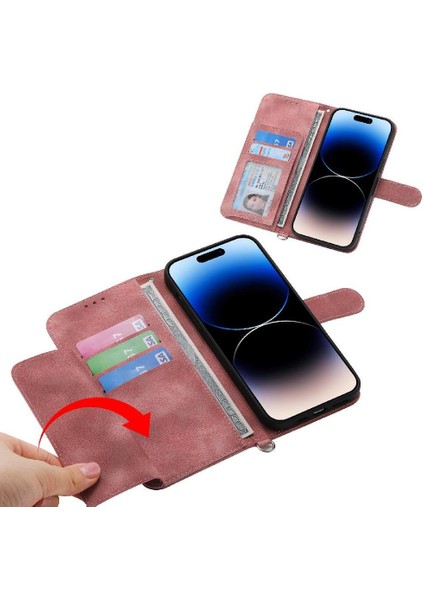 IPhone Se 4 Darbeye Dayanıklı Kabartmalı Çoklu Kredi Kartı Yuvaları Için Flip Case (Yurt Dışından)