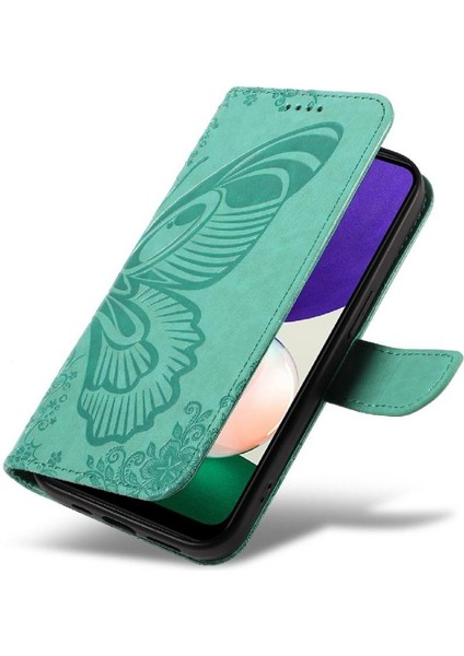 Samsung Galaxy A22 5g Için Flip Case Yüksek Kalite Deri Ayrılabilir El (Yurt Dışından)