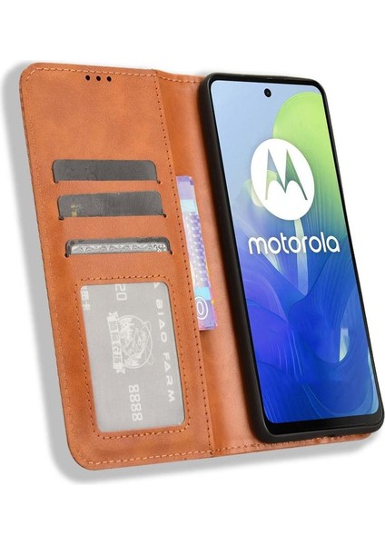 Motorola Moto G24/G24 Güç Cüzdan Manyetik Kapatma Pu Deri Kılıf (Yurt Dışından) indirimleri