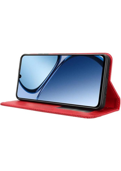 Realme C61 4g Manyetik Kapatma Cüzdan Pu Deri Kılıf (Yurt Dışından) modelleri