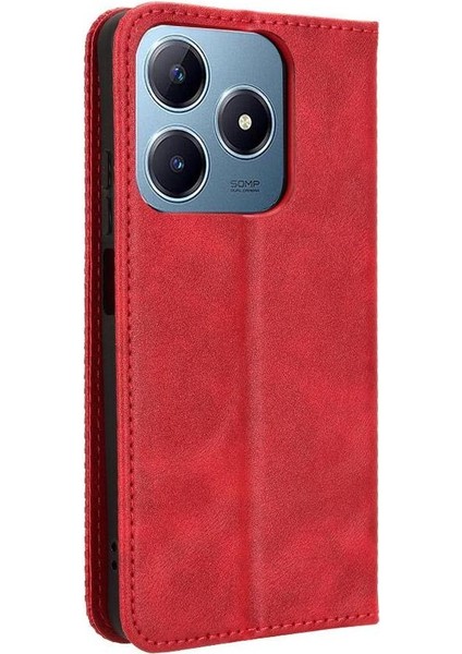 Realme C61 4g Manyetik Kapatma Cüzdan Pu Deri Kılıf (Yurt Dışından) indirimleri