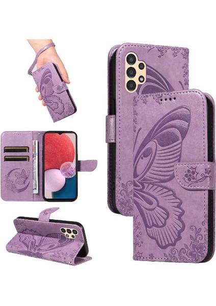 Samsung Galaxy A13 4g Için Flip CASE/A13 Lite 4g Ayrılabilir El Kayışı Yüksek (Yurt Dışından)