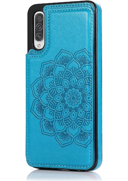 Samsung Galaxy A70 Flip Darbeye Çiçek Için Kart Tutucu Kılıf ile Cüzdan (Yurt Dışından)