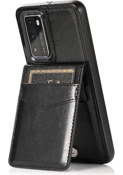 Kredi Kartı Cüzdan Toka ile Huawei P40 Pro Kart Tutucu ile Uyumlu (Yurt Dışından) fırsatları