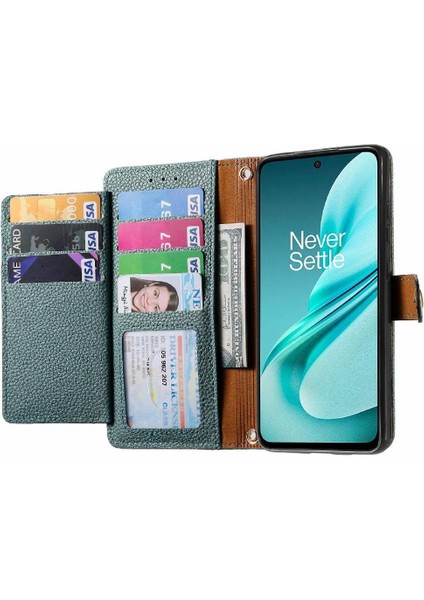 Oneplus Nord N30 Se 5g Için Flip Case Darbeye Aşk Deri Kılıf Cüzdan (Yurt Dışından)