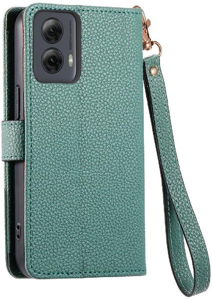 Motorola Moto G Güç 5g Için Flip Case 2024 Darbeye Aşk Cüzdan Kılıf (Yurt Dışından)