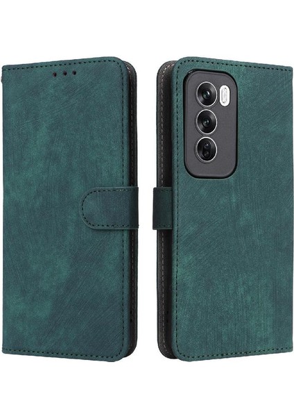 Oppo Oppo 12 5g Pu Deri Kart Yuvaları Için Kılıf Kapak Manyetik Kapatma Rfıd (Yurt Dışından)