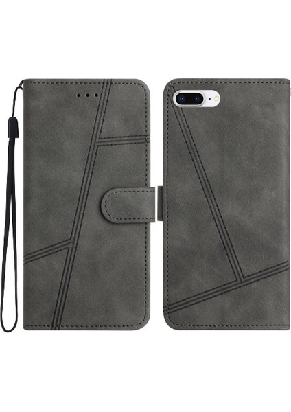 IPhone 7 Için Flip Case Artı/8 Artı Kart Yuvaları Tutucu Manyetik Kapak Folio (Yurt Dışından) indirimleri