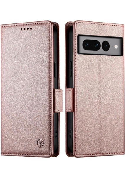 Google Piksel 7 Pro Cüzdan Kart Yuvaları Için Flip Case Iş Günlük Kullanım Flip (Yurt Dışından)