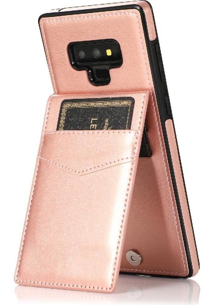 Samsung Galaxy Note9 Manyetik Toka Kickstand Kart Tutucu ile Uyumlu (Yurt Dışından) modelleri
