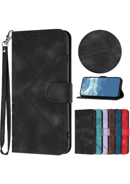 Motorola Kenar 50 Pro Manyetik Kapak Için Flip Case Kart Yuvası Standı ile Pu (Yurt Dışından)