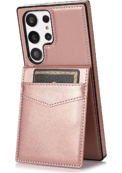 Kredi Premium Deri ile Samsung Galaxy S23 Ultra ile Uyumlu (Yurt Dışından)