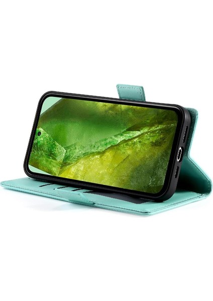 Google Piksel 8A Günlük Kullanım Için Flip Case Kart Yuvaları Iş Çevir Cüzdan (Yurt Dışından)