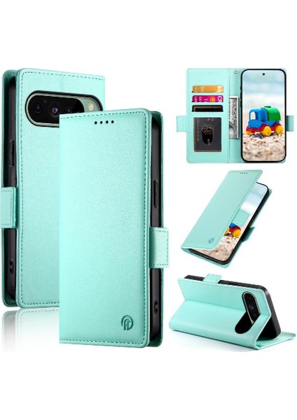 Google Pixel 9 Günlük Kullanım Için Flip Case Kartvizit Yuvaları Cüzdan (Yurt Dışından) modelleri