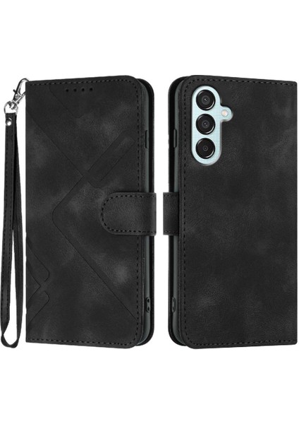 Samsung Galaxy M15 Pu Deri Manyetik Kapak Flip Cüzdan Için Flip Case (Yurt Dışından)