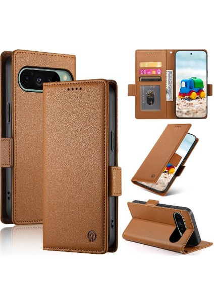 Google Pixel 9 Günlük Kullanım Için Flip Case Kartvizit Yuvaları Cüzdan (Yurt Dışından) fırsatları