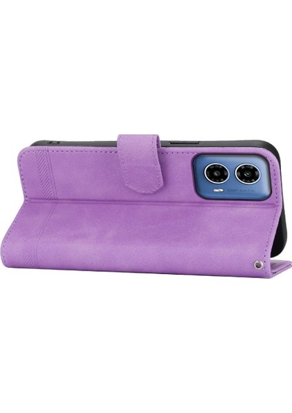 Motorola Moto G34 Nakit Cep Bileklik Kart Yuvaları Manyetik Için Flip Case (Yurt Dışından)
