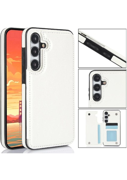 Cüzdan Kılıf Samsung Galaxy A15 4g/5g Pu Deri Kart Tutucu Toka ile (Yurt Dışından) indirimleri