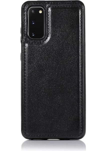 Kart Tutucu Pu Deri Kickstand ile Samsung Galaxy S20 Için Cüzdan Kılıf (Yurt Dışından) fırsatları