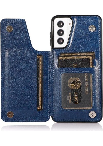 Samsung Galaxy S21 Çift Manyetik Toka Kickstand ile Cüzdan Kılıf (Yurt Dışından) fiyatları