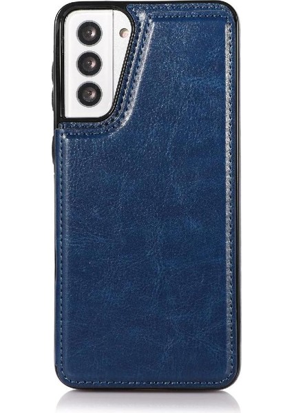 Samsung Galaxy S21 Çift Manyetik Toka Kickstand ile Cüzdan Kılıf (Yurt Dışından) fırsatları