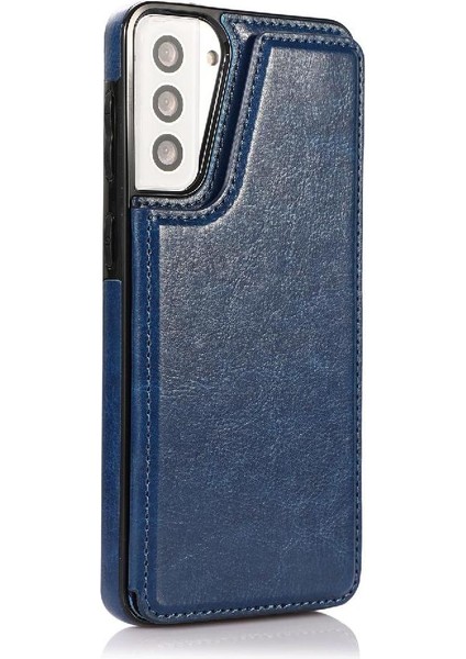 Samsung Galaxy S21 Çift Manyetik Toka Kickstand ile Cüzdan Kılıf (Yurt Dışından) indirimleri