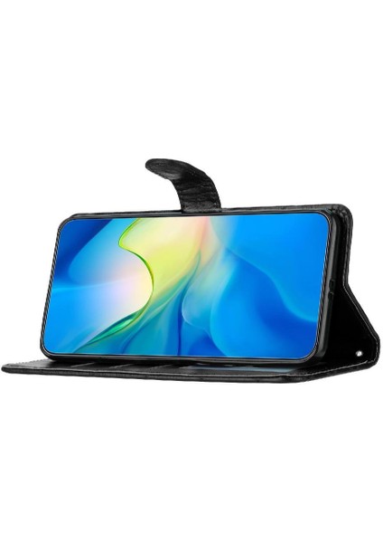 Samsung Galaxy A5 2018 Tpu Darbeye Manyetik Folio Kart Pu Için Flip Case (Yurt Dışından)