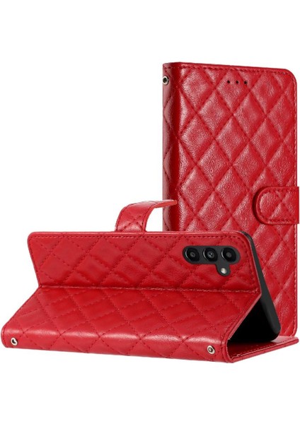 YH Market Samsung Galaxy A14 4g Için Flip Case/5g Kart Yuvaları Tutucu Tpu Darbeye Pu (Yurt Dışından)