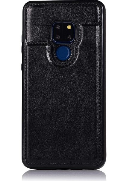 YH Market Cüzdan Kılıf Huawei Mate 20 Kart Yuvaları Için Kickstand Pu Deri Çift (Yurt Dışından)