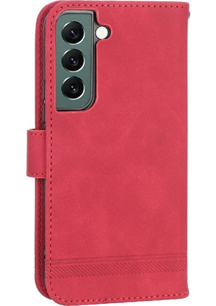 Samsung Galaxy S22 Artı Kart Yuvaları Nakit Cep Bileklik Için Flip Case (Yurt Dışından)