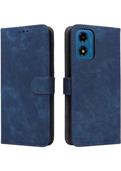 Motorola Moto G04S Kart Yuvaları Için Kılıf Kapak Pu Deri Manyetik Kapatma (Yurt Dışından)