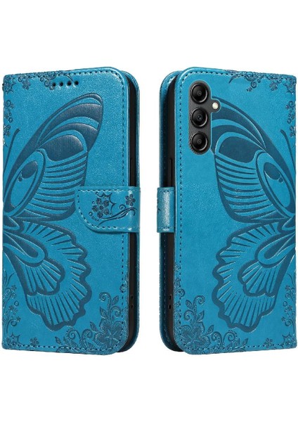 Kredi Kartı Yuvası Kabartmalı Yüksek ile Samsung Galaxy Credit 5g Için Flip Case (Yurt Dışından)
