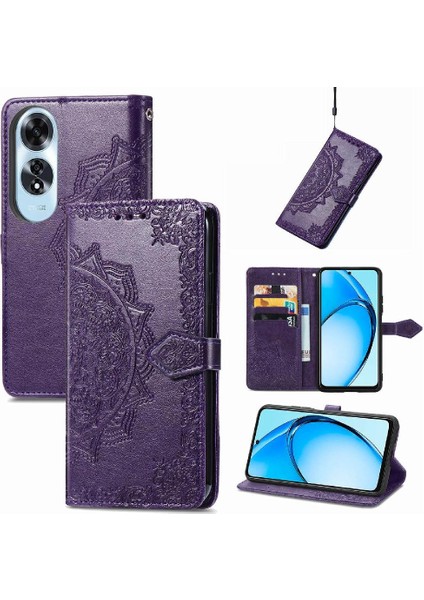 Oppo A60 4g Için Flip Case Basit Iş Zarif Desen Darbeye (Yurt Dışından) fırsatları