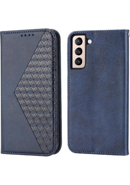 Samsung Galaxy S22 Artı Günlük Kullanım Için Flip Case El Kayışı Cüzdan Eşkenar Dörtgen (Yurt Dışından)