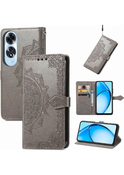 Oppo A60 4g Için Flip Case Basit Iş Zarif Desen Darbeye (Yurt Dışından) fırsatları