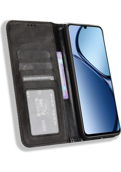 Realme C61 4g Manyetik Kapatma Cüzdan Pu Deri Kılıf (Yurt Dışından) fırsatları