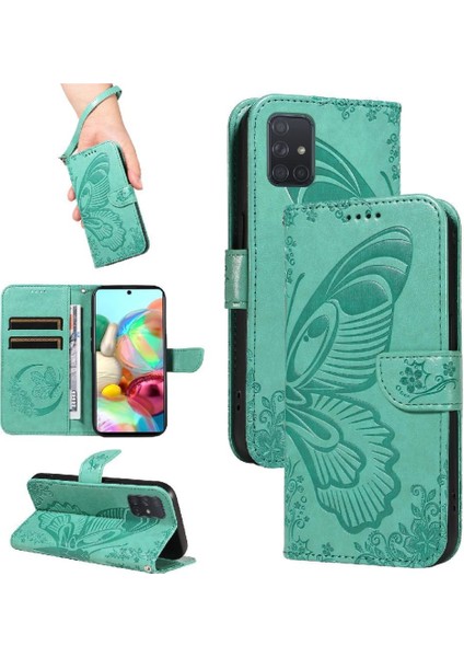 Samsung Galaxy A71 4g Için Flip Case Yüksek Kalite Deri Ayrılabilir El (Yurt Dışından)