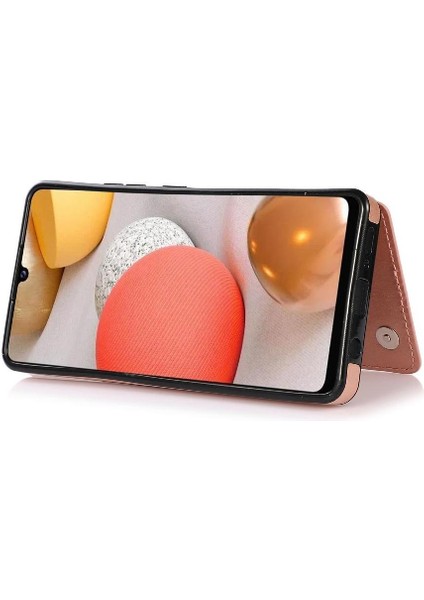 Samsung Galaxy Galaxy 5g Flip Darbeye Pu Için Kart Tutucu Kılıf ile Cüzdan (Yurt Dışından)