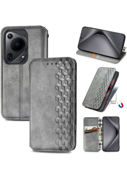 YH Market Huawei Pura 70 Ultra Flip Kapak Için Flip Case Zarif Iş Moda (Yurt Dışından)