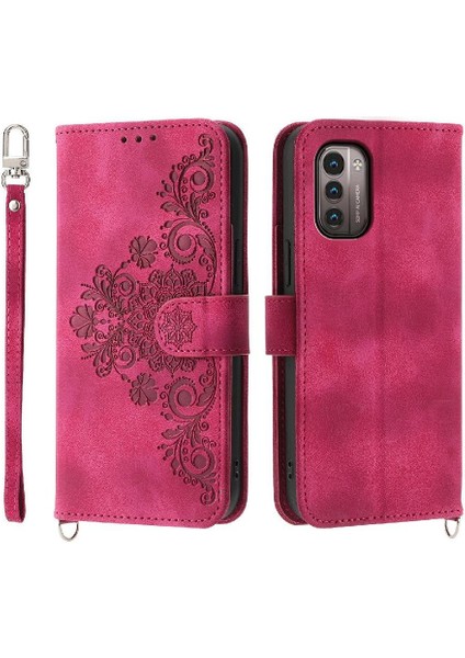 Nokia G21 Çoklu Kredi Kartı Yuvaları Için Flip Case Darbeye Bileklik (Yurt Dışından)