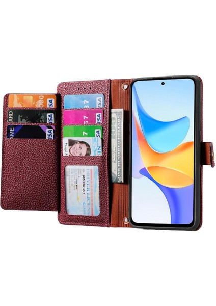 Onur Oynamak Için Flip Case 50 Artı Cüzdan Aşk Fermuar Deri Kılıf (Yurt Dışından)