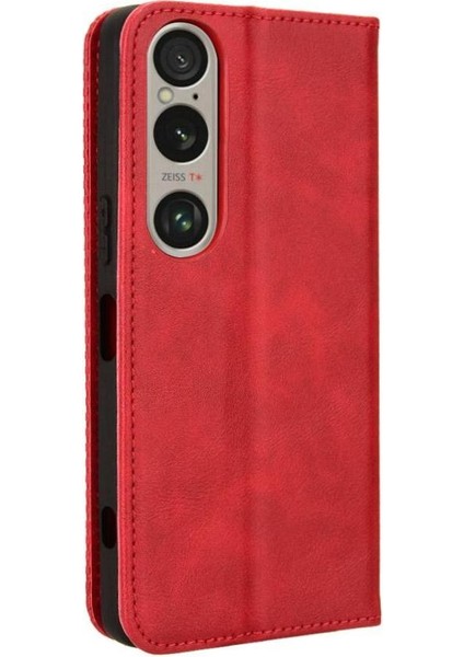 Sony Xperia 1 Ⅵ Manyetik Kapatma Pu Deri Cüzdan Için Kılıf (Yurt Dışından) indirimleri